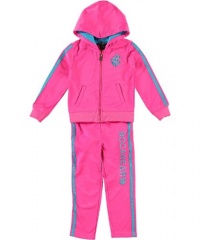 Rocawear High Above 2-Piece Tracksuit (Sizes 4 - 6X) - fuchsia/blue, 4 Rocawear High Above 2-Piece Tracksuit (Sizes 4 - 6X) - fuchsia/blue, 4
