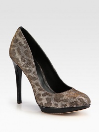 EXCLUSIVELY AT SAKS.COM. The sky is the limit with this shimmering glitter-coated pump, backed by a vertical suede trim for textural appeal. Self-covered heel, 4¾ (120mm)Self-covered platform, ½ (15mm)Compares to a 4¼ heel (110mm)Glitter-coated fabric upper with suede trimLeather lining and solePadded insoleImportedOUR FIT MODEL RECOMMENDS ordering true size. EXCLUSIVELY AT SAKS.COM. The sky is the limit with this shimmering glitter-coated pump, backed by a vertical suede trim for textural appeal. Self-covered heel, 4¾ (120mm)Self-covered platform, ½ (15mm)Compares to a 4¼ heel (110mm)Glitter-coated fabric upper with suede trimLeather lining and solePadded insoleImportedOUR FIT MODEL RECOMMENDS ordering true size.