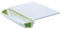 Progressive International 11-Inch by 15-Inch Counter Edge Cutting Board with Collapsible Scrap Bin Progressive International 11-Inch by 15-Inch Counter Edge Cutting Board with Collapsible Scrap Bin
