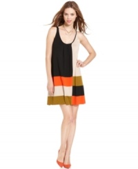 Go for a mod look with this graphic, colorblocked RACHEL Rachel Roy dress -- perfect for a chic, retro appeal! Go for a mod look with this graphic, colorblocked RACHEL Rachel Roy dress -- perfect for a chic, retro appeal!