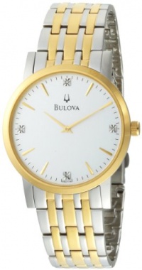 Bulova Men's 98D114 Diamond Dial Watch Bulova Men's 98D114 Diamond Dial Watch