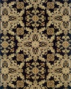 Oriental Weavers Sphinx Ariana 2313B 5'3 x 7'9 Black / Green Area Rug