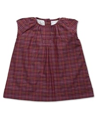 A darling cap sleeve plaid dress with matching bloomers. A darling cap sleeve plaid dress with matching bloomers.