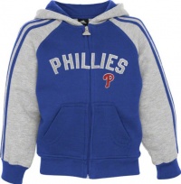 Philadelphia Phillies Royal Adidas 3 Stripe Full Zip Kids 4-7 Hoodie Philadelphia Phillies Royal Adidas 3 Stripe Full Zip Kids 4-7 Hoodie
