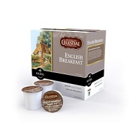 This traditional English Breakfast tea from Celestial Seasonings blends black teas from Assam and Kenya for a robust, full-bodied brew with a bright floral note. This traditional English Breakfast tea from Celestial Seasonings blends black teas from Assam and Kenya for a robust, full-bodied brew with a bright floral note.