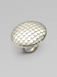 From the Dot Collection. A geometric design that features a dotted texture in sleek sterling silver. Sterling silverWidth, about 1¼Imported From the Dot Collection. A geometric design that features a dotted texture in sleek sterling silver. Sterling silverWidth, about 1¼Imported