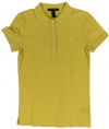Lauren Ralph Lauren Women's Short-Sleeve Cotton Polo Shirt (Tulip Yellow)