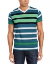 Company 81 Men's V-Neck With Engineered Stripe