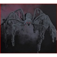 Halloween decoration - GIANT Creepy Cloth SPIDER - extends 4 feet! Halloween decoration - GIANT Creepy Cloth SPIDER - extends 4 feet!