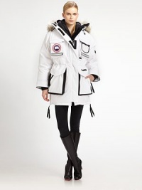 Based on the style known as the warmest jacket on earth, jacket style has all the warmth and comfort of its male counterpart, but takes a woman's shape into consideration. Based on the style known as the warmest jacket on earth, jacket style has all the warmth and comfort of its male counterpart, but takes a woman's shape into consideration.