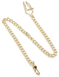 Charles-Hubert, Paris 3547-G Gold-Plated Pocket Watch Chain Charles-Hubert, Paris 3547-G Gold-Plated Pocket Watch Chain