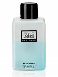 This gentle makeup remover Removes eye and lip makeup. Oil loosens makeup and water cleanses to dissolve cosmetics completely. Conditions and calms under-eye puffiness. 6.8 oz. This gentle makeup remover Removes eye and lip makeup. Oil loosens makeup and water cleanses to dissolve cosmetics completely. Conditions and calms under-eye puffiness. 6.8 oz.