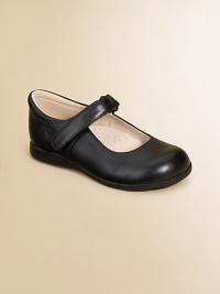 Versatile, comfortable, and cute Mary Jane style makes the perfect simple match to any outfit. Ankle strap with grip-tape closure Leather lining Padded insole Rubber sole Nappa polyurethane Imported Versatile, comfortable, and cute Mary Jane style makes the perfect simple match to any outfit. Ankle strap with grip-tape closure Leather lining Padded insole Rubber sole Nappa polyurethane Imported