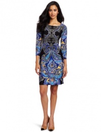 Tiana B Women's Perfectly Placed Paisley Dress Tiana B Women's Perfectly Placed Paisley Dress