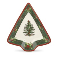 Spode Christmas Tree Annual 2011 Tree Dish, 8-Inch, Set of 2