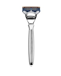 The Art of Shaving Engraved Razor is laser-engraved to ensure a non-slip grip. The handle is expertly designed and handcrafted to ensure optimal comfort and balance during the shaving process. Made from the finest materials, The Art of Shavings Engraved Razor handle is elegant, durable and can be used with Fusion™ blades by Gillette®. The Art of Shaving Engraved Razor is laser-engraved to ensure a non-slip grip. The handle is expertly designed and handcrafted to ensure optimal comfort and balance during the shaving process. Made from the finest materials, The Art of Shavings Engraved Razor handle is elegant, durable and can be used with Fusion™ blades by Gillette®.