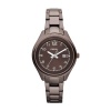 Fossil Women's AM4383 Flight Stainless Steel Brown Watch