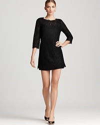 This Joie lace dress is the uptown-chic creation cocktails calls for. The refined style reflects your sophisticated style; complete the look with glossy pumps and a sleek clutch. This Joie lace dress is the uptown-chic creation cocktails calls for. The refined style reflects your sophisticated style; complete the look with glossy pumps and a sleek clutch.