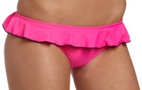 Sofia by ViX Women's Solid Ruffle Bikini Bottom,Fuchsia Neon,Medium Sofia by ViX Women's Solid Ruffle Bikini Bottom,Fuchsia Neon,Medium