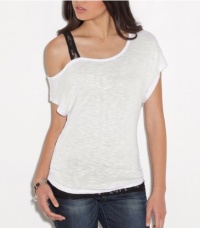 G by GUESS Madelin Love Lace Top, TRUE WHITE (SMALL) G by GUESS Madelin Love Lace Top, TRUE WHITE (SMALL)