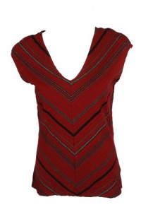 LAUREN Ralph Lauren Womens Stripe Cap Sleeve Top LAUREN Ralph Lauren Womens Stripe Cap Sleeve Top
