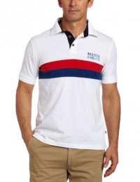 Nautica Men's Pieced Chest Polo Nautica Men's Pieced Chest Polo