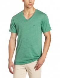 Volcom Men's Solid Tri Blend Slub Short Sleeve V Neck Tee Volcom Men's Solid Tri Blend Slub Short Sleeve V Neck Tee