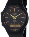 Casio Men's AW90H-9E Sport Multi-Function Black Dial Dual Time Watch