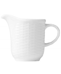Nantucket Basket is a fine, all-white Wedgwood china dinnerware and dishes pattern with an embossed basket-weave pattern on the edges. Nantucket Basket is a fine, all-white Wedgwood china dinnerware and dishes pattern with an embossed basket-weave pattern on the edges.