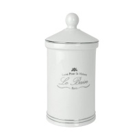 Kassatex ALB-CJ-W Le Bain Cotton Jar Kassatex ALB-CJ-W Le Bain Cotton Jar