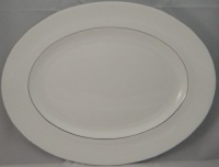 Wedgwood Signet Platinum Oval Platter 14