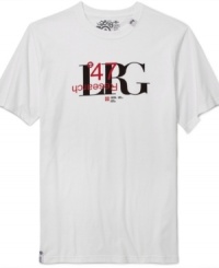 Do the research. Then reach for the 47 Degrees graphic logo tee from LRG. Do the research. Then reach for the 47 Degrees graphic logo tee from LRG.