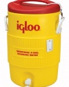400 Series Coolers - 5 gal yellow/red plasticind. cooler