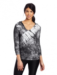 Calvin Klein Performance Women's Tie Dye Hooded Long Sleeve Tee