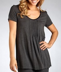 DKNY Seven Easy Pieces Modal Short Sleeve Sleep Tee, M, Charcoal Heather DKNY Seven Easy Pieces Modal Short Sleeve Sleep Tee, M, Charcoal Heather