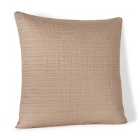 An abstract quilted pattern infuses this luxe HUGO BOSS sham with with textural richness and European modernity. The finished knife edge adds tailored shape. An abstract quilted pattern infuses this luxe HUGO BOSS sham with with textural richness and European modernity. The finished knife edge adds tailored shape.