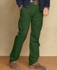 Outdoors styling is a simple as a pair of these cargo pants from Tommy Hilfiger. Outdoors styling is a simple as a pair of these cargo pants from Tommy Hilfiger.