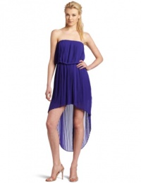 BCBGeneration Women's Pleat High Low Dress, Purple Passion, X-Small BCBGeneration Women's Pleat High Low Dress, Purple Passion, X-Small