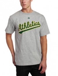MLB Oakland Athletics Official Wordmark Short Sleeve Basic Tee Men's MLB Oakland Athletics Official Wordmark Short Sleeve Basic Tee Men's