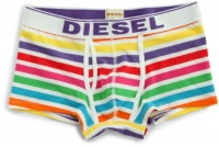 Diesel Men's Rainbow Divine Trunk, White Rainbow, Large Diesel Men's Rainbow Divine Trunk, White Rainbow, Large