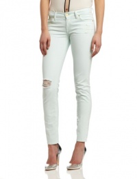 7 For All Mankind Women's The Slim Cigarette Jean, Aqua Destroyed, 28 7 For All Mankind Women's The Slim Cigarette Jean, Aqua Destroyed, 28