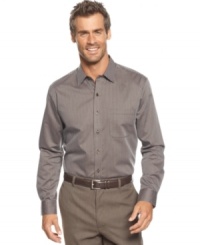Work your way up the style ladder with this checkered shirt from Tasso Elba. Work your way up the style ladder with this checkered shirt from Tasso Elba.