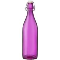 Bormioli Rocco Giara Bottles, Fuschia, Set of 6 Bormioli Rocco Giara Bottles, Fuschia, Set of 6