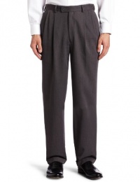 Louis Raphael Men's Poly Rayon Gabardine Solid Pleated Dress Pant Louis Raphael Men's Poly Rayon Gabardine Solid Pleated Dress Pant