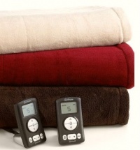 Sunbeam Slumber Rest Microplush Queen Heated Blanket Garnet (Red) Sunbeam Slumber Rest Microplush Queen Heated Blanket Garnet (Red)