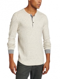 Lucky Brand Mens Men's Striped Twisted Slub Henley Lucky Brand Mens Men's Striped Twisted Slub Henley