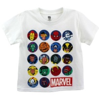 Marvel Boys 2-7 Crew Characters T-Shirt Marvel Boys 2-7 Crew Characters T-Shirt