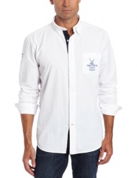 Nautica Men's Long Sleeve Newport Ripstop Woven Nautica Men's Long Sleeve Newport Ripstop Woven
