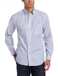 Nautica Men's Vineyard Striped Poplin Shirt Nautica Men's Vineyard Striped Poplin Shirt