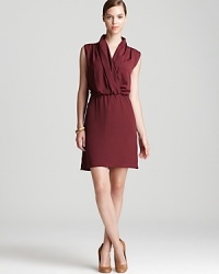 Mix up your work essentials with this Aqua dress, which pairs a faux wrap front and cinched waist for the ultimate fashionable fit. Mix up your work essentials with this Aqua dress, which pairs a faux wrap front and cinched waist for the ultimate fashionable fit.